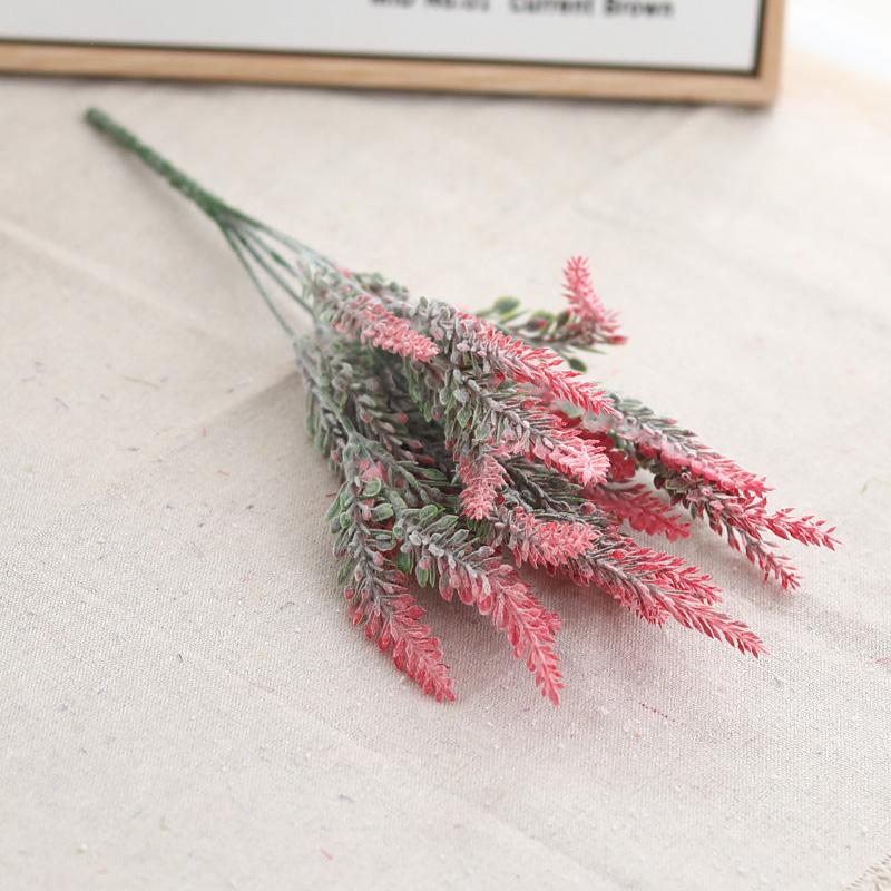 Искусственный цветок шелковый фиолетовый лаванда домашний уличный садовый декор букет поддельный свадебный рождественский день аксессуары для вечеринки