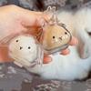 Коробка для хранения шерсти животных в форме кролика, ручной работы, контейнер для хранения собачьей шерсти, подвеска для поделок