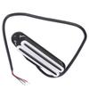 11K Dual Hot Rail Humbucker Pickup Ceramic Magnet ABS Аксессуары для электрогитары Белый Черный рельс