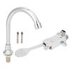 Bathroom Basin Faucet Set Medicine Laboratory Foot Pedal Sink Water Tap Kit Accessory