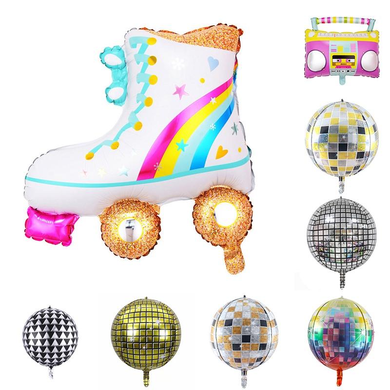 Большие гелиевые шары в виде диско-шаров для потрясающих украшений на новогоднюю вечеринку 2022