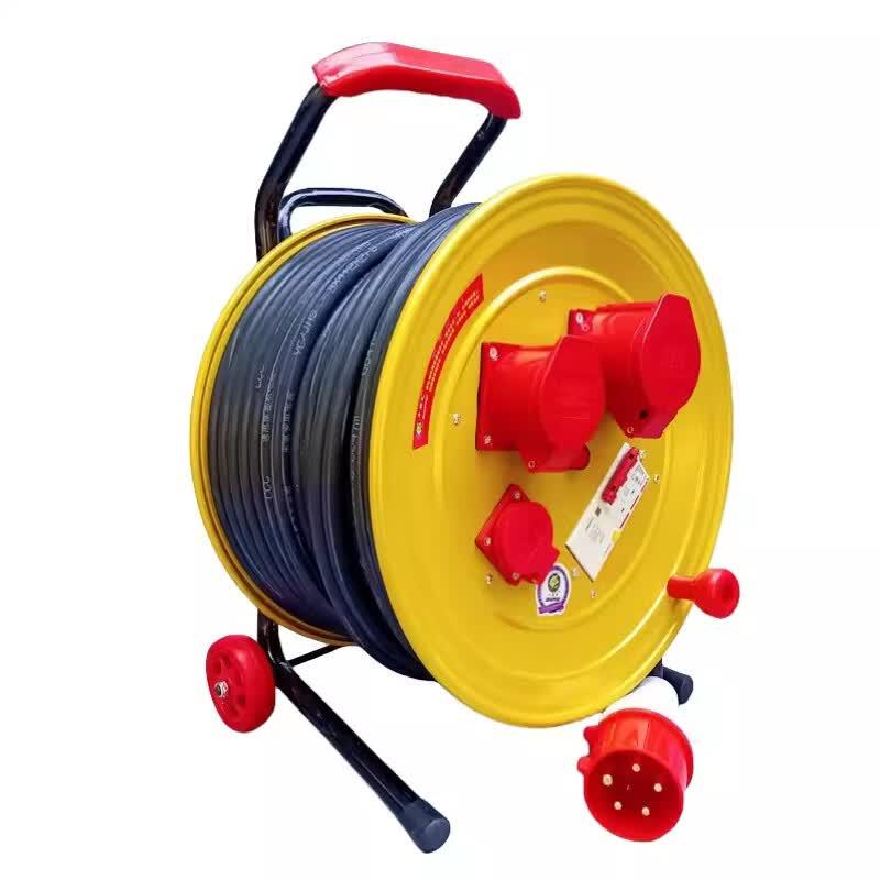 Industrial Rainproof Aviation Plug Extension Cable Reel