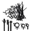 Reliable Push Mount Cable Ties for Engine Bay Wire Routing 45Pcs Bundle