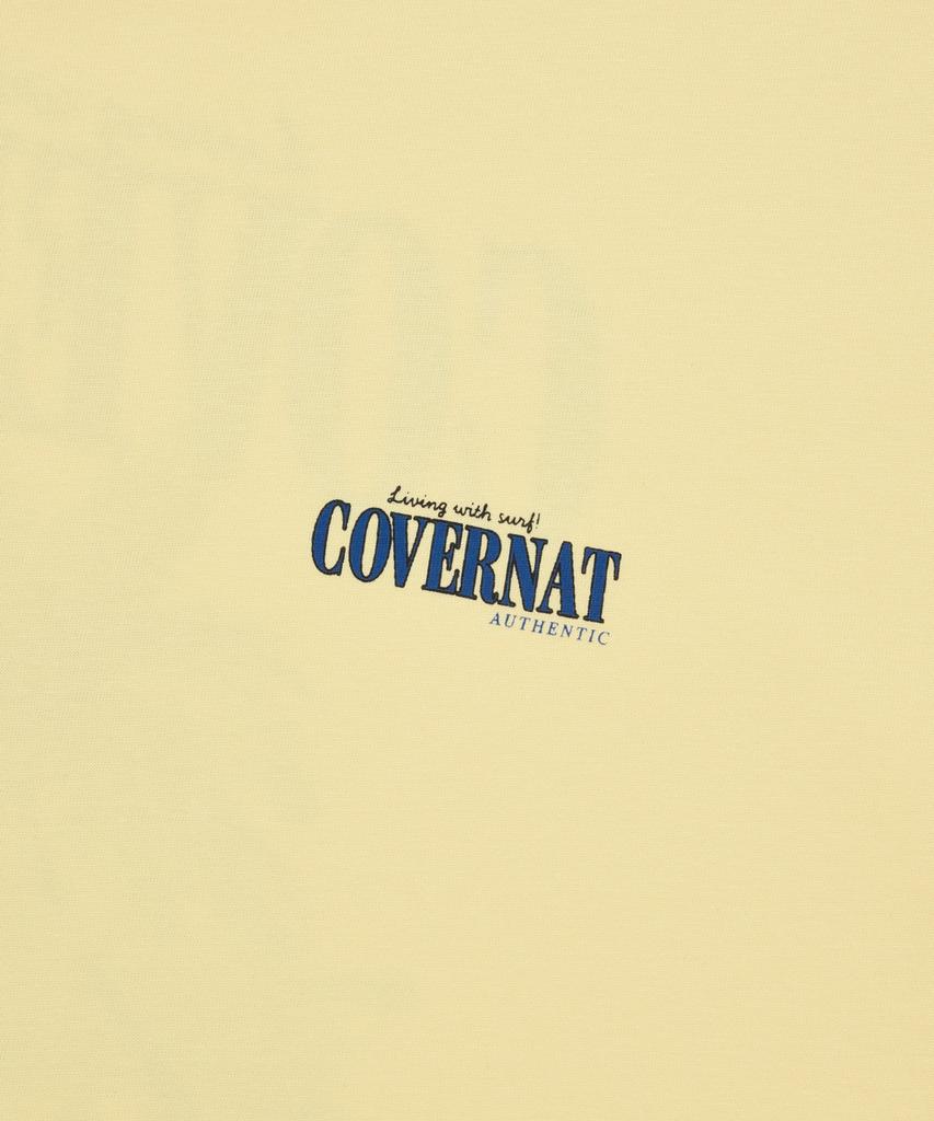 COVERNAT Beach Hawaiian T-Shirt Yellow