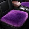 1 шт., модный теплый чехол для сиденья автомобиля, плюшевый, зимний, белый, универсальный, для салона автомобиля, искусственная шерсть, универсальная, теплая подушка для сиденья автомобиля