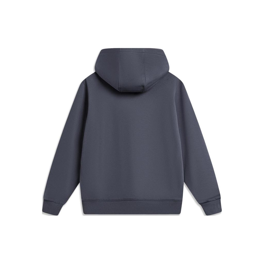 Li Ning China Color Series Solid Loose Pullover Hoodie Unisex hoodies Cool-Sand-Black AWDU031-7