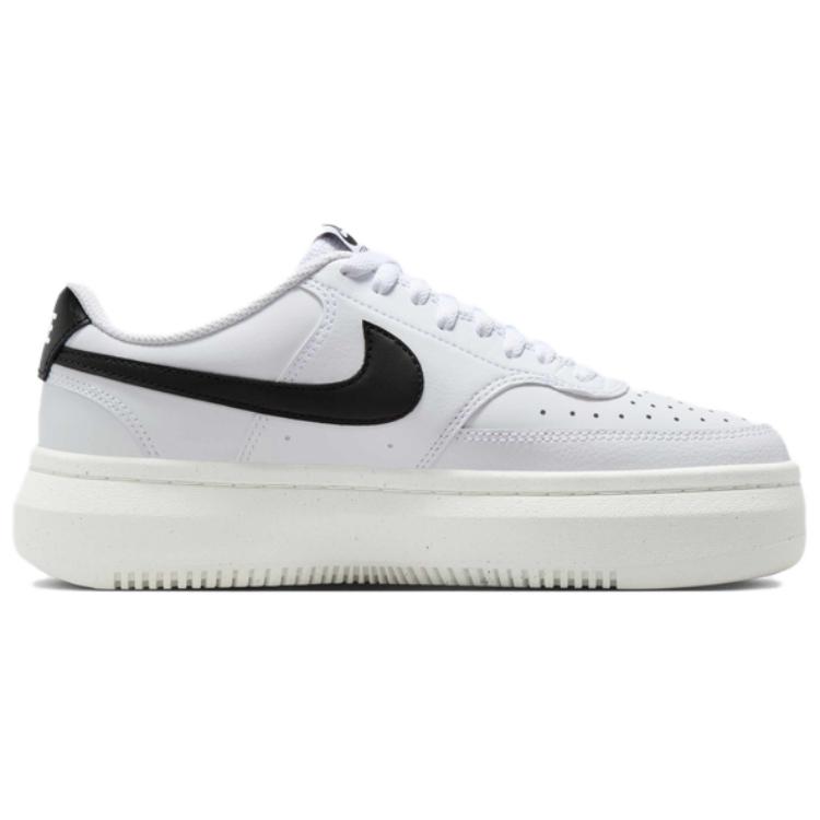 Nike Court Vision Alta Износостойкие Низкие Кеды для Скейтборда Женские Белые Черные Кроссовки DZ5394-107