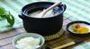 Suzuki Banko Ware Rice Cooker cups suitable for induction and direct (2 capacity, black, flame) 9006-6022