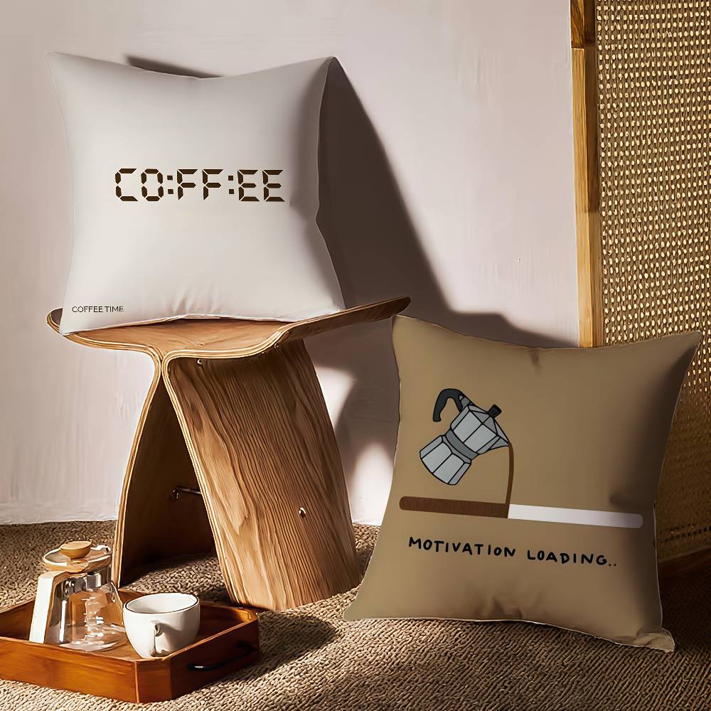 Cafe and Theater Casual Matching Pillow Case Printing Pillowcase Living Room Sofa Cushion Cover Bedroom Room Decor