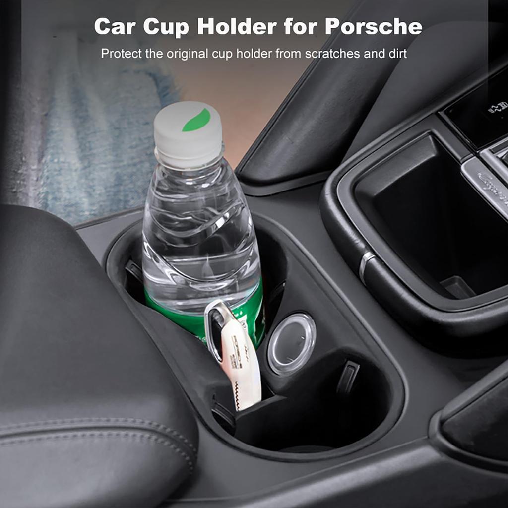 Заказные детали для защитной крышки подстаканника Porsche и защитного чехла для консольного ящика для хранения Porsche Macan, изготовленные на заказ из силикона, водонепроницаемые, простые