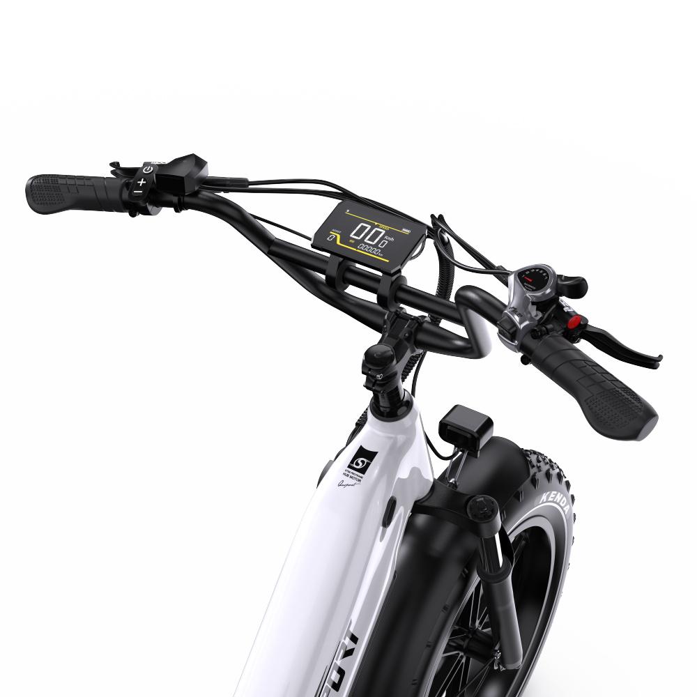 ONESPORT OT08 Adults E-Bike - 500W Responsive Motor 48V18Ah Removable Battery 120KG Weight Capacity Perfect for Daily Errands