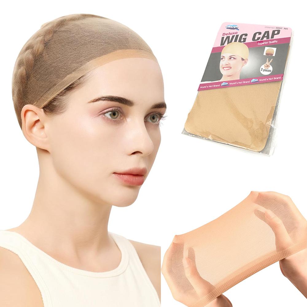 MISSQUEEN Synthetic Wig Cap for Women Ultra-thin Invisible Breathable Wig Cap Stretchy Nylon Stocking Wig Caps For Wig Accessories