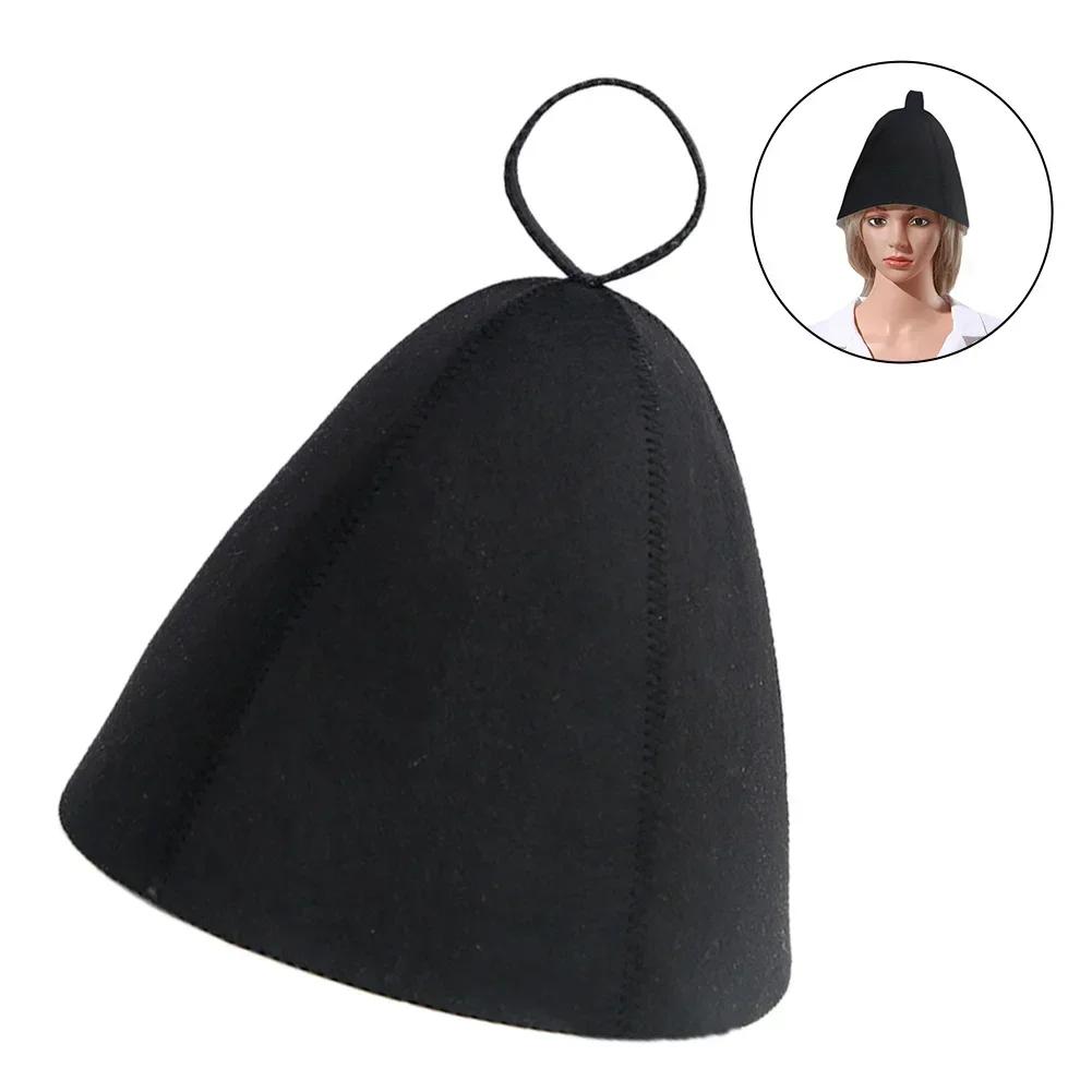 Saunas Sauna Hat Wool Felt Thicken For Sweat Steam Sauna Hat Spa Sauna Accesories Handmade Felt Hat Waterproof