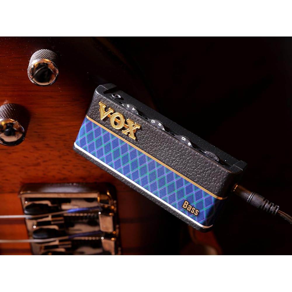 Vox (Голос) Усилитель для наушников с усилением басов Amp 3 Bass Маленький/Кабели не требуются/Домашняя практика/Работа от батарей/Встроен...