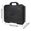 Жесткий кейс для оборудования Ударопрочная защитная сумка-чехол с мягкой внутренней обивкой для квадрокоптера Avata 2 Черный