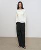 GENERALIDEA Shirred Long Sleeve T-Shirt [White] / Gf2Lts517