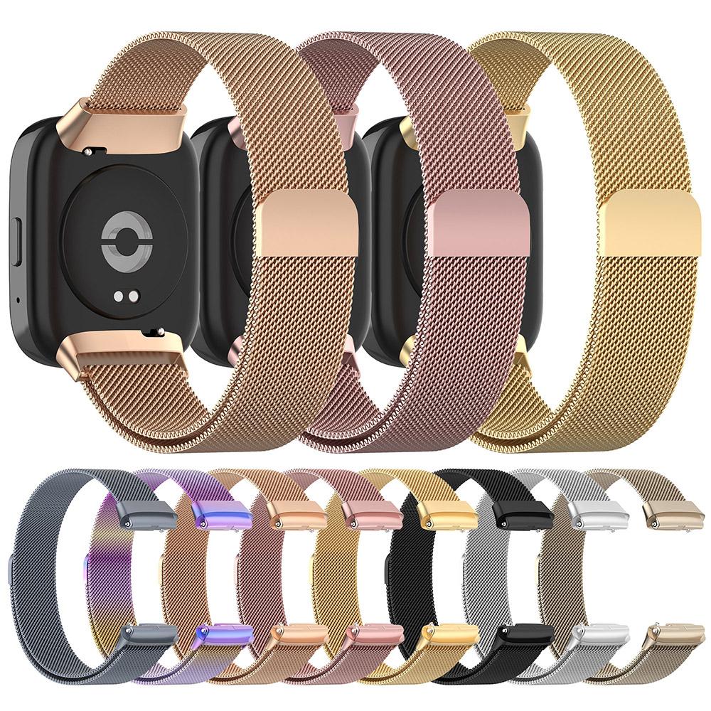 Миланский ремешок-петля для Redmi Watch 3 Active/Lite, браслет, сетчатый ремешок из нержавеющей стали