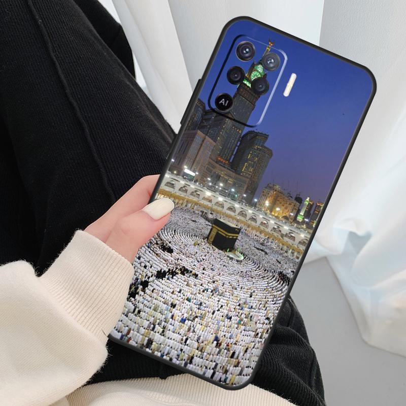 Чехол Святая мечеть Мекка для Oppo A40 A60 A80 A5 Pro A15 A16 A17 A57 A77 A94 A74 A54 A76 A96 A18 A38 A58 A78 A98