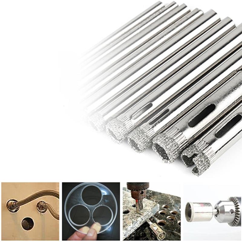 Drill Bits Granite Equipment 10pcs/Set Accessories Diamond Coated Core
