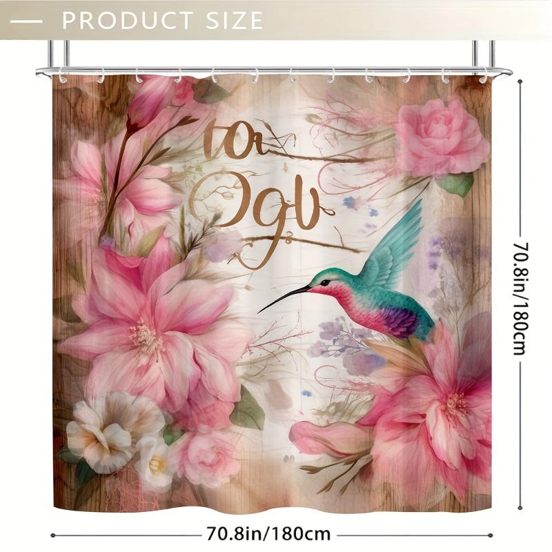 1PC God Says You Are Special Unique Shower Curtain,  Durable Polyester, Easy Clean, for Bathroom & Window Decor