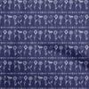 Cotton Flex Dark Blue Fabric Block Sewing Material Print Fabric By The Yard 40 Inch