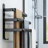 Bathroom Towel Rack 3 Layers Drill Towel Holder Shower Rack Aluminum Alloy Storage Shelf Bathroom
