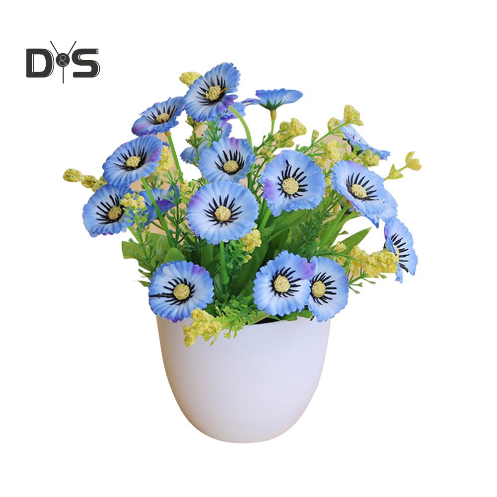 Цветущий букет, искусственный бонсай, искусственный цветок, растение для дома, сада, праздничного стола, праздничное украшение