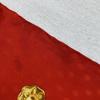 Б/у YVES SAINT LAURENT Ив Сен Лоран Шарф Шелковый Барокко Украшения Красный Золотой Тонкий Большой Винтажный