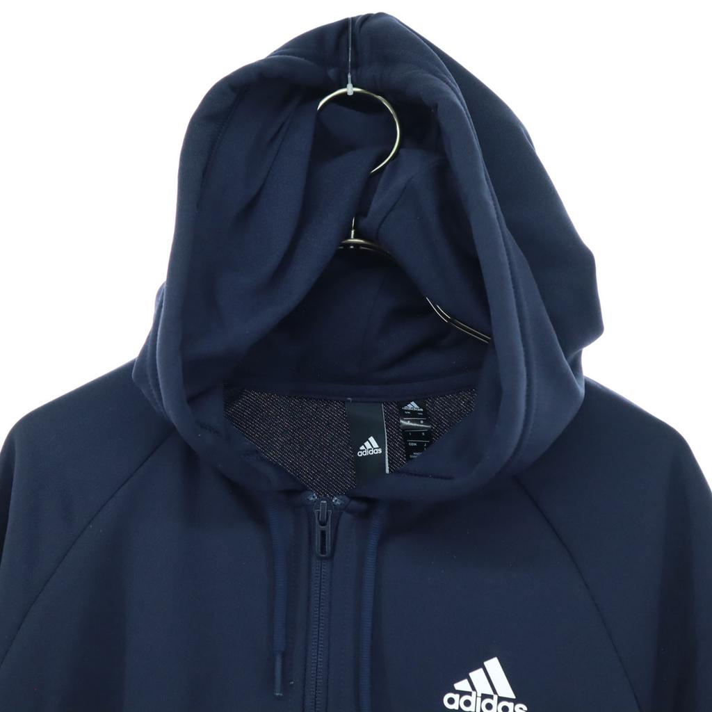 Beauty Products Adidas One Point Long Sleeve Zip Hoodie L Navy Men's Used