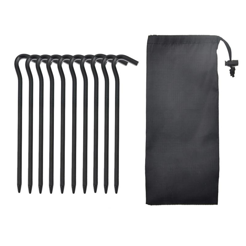 Палаточные колышки из алюминиевого сплава, грунтовые гвозди с пряжками для ветрозащитной веревки, набор для гамака, кемпинга, тента
