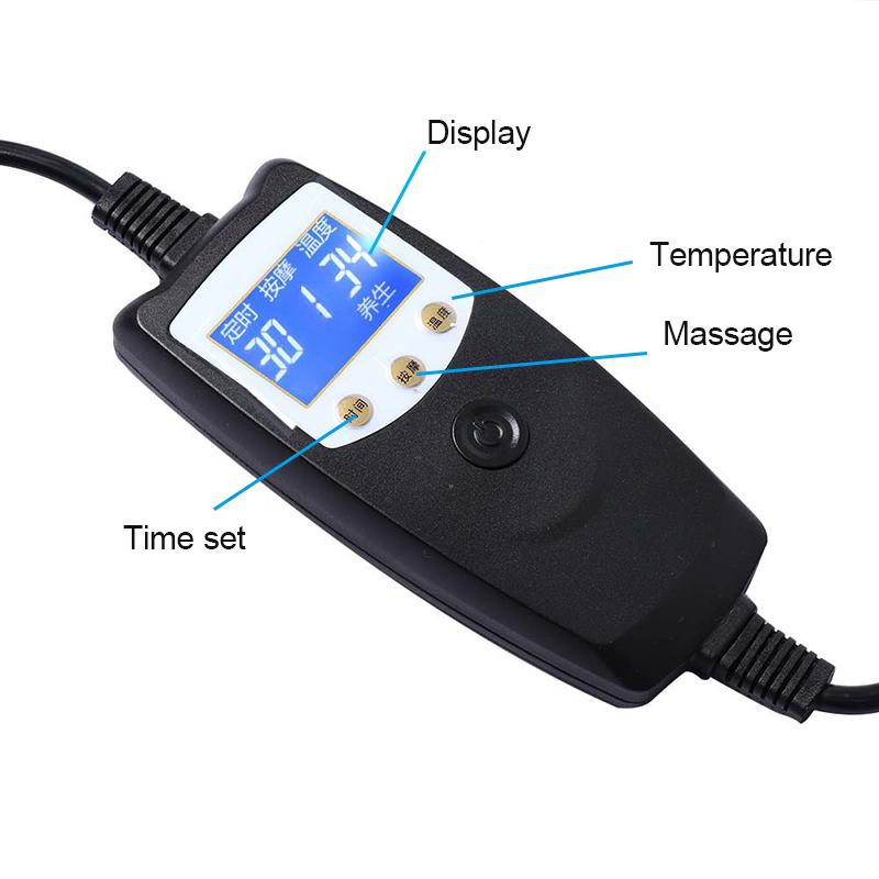 Electric Sauna Heating Belt Slimming Waist Warm Vibration Weight Loss Beauty Far Infrared Belly Trimmer Back Pain Relief Tool