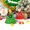 10pcs Thicked Christmas Gift Candy Boxes Cute Storage Box Xmas Eve Packaging Bag  Birthday