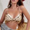 Сексуальные аксессуары для бикини с бахромой на груди, цепочка для тела, ручная работа, звезда, блестки, бюст малышек