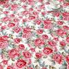Red Flower Printed Bed Sheet Sets Queen/King Size Sabanas Cama Matrimonial Reactive Printed Fitted Bedsheets for Double Bed