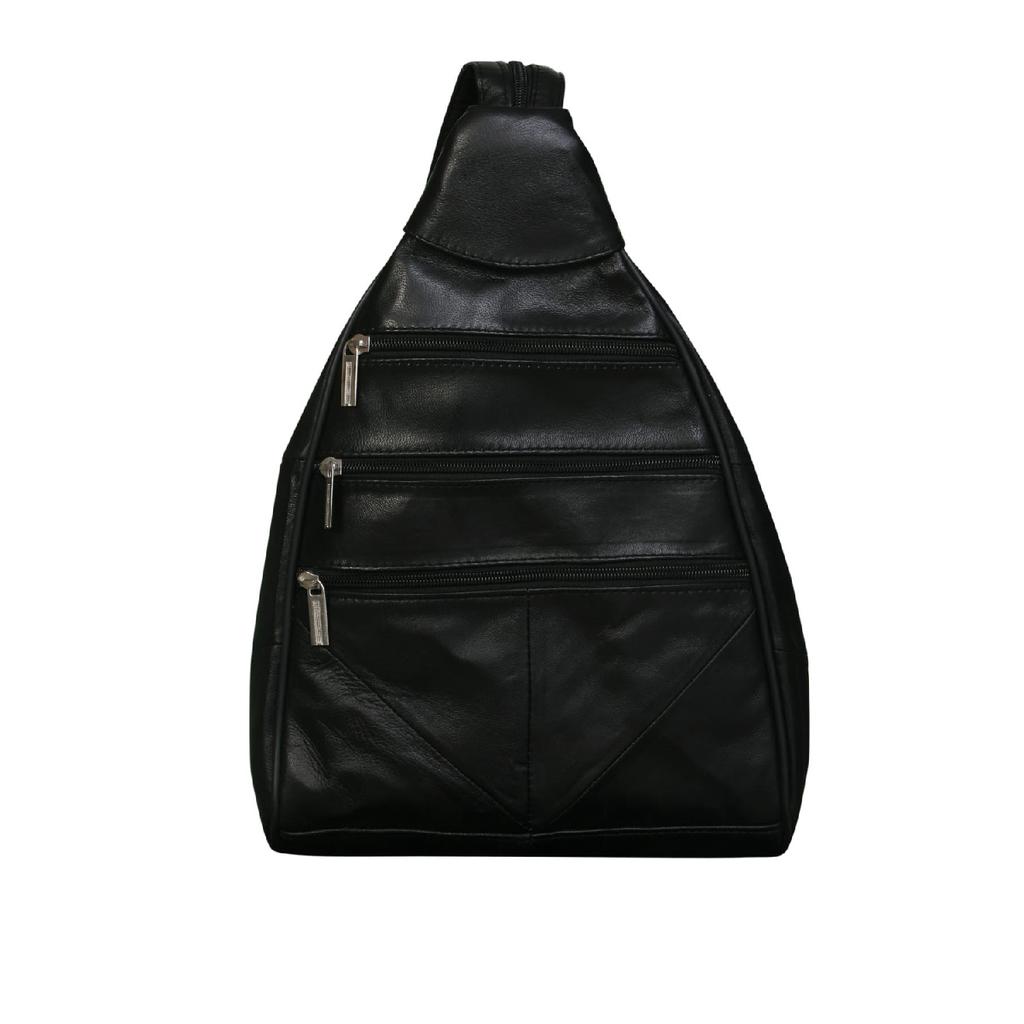 Бордово-красный рюкзак из натуральной кожи Monkey Model