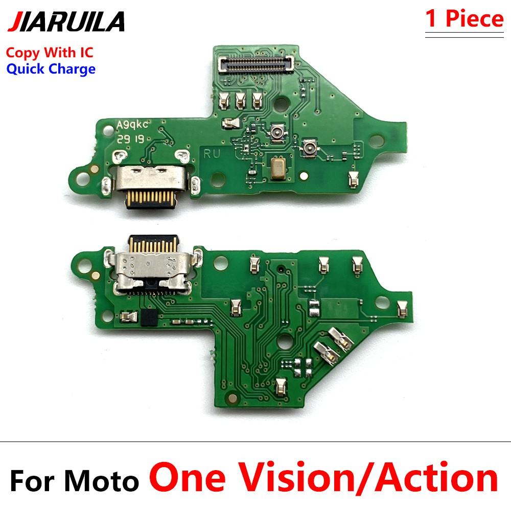 30Pcs,For Moto One Macro Hyper Fusion Action Vision Plus USB Micro Charger Charging Port Dock Connector Microphone Board Flex