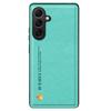 Чехол для Samsung Galaxy A26 5G, кожа с перекрестной текстурой + ТПУ, чехол для телефона, поддержка магнитного автомобильного держателя