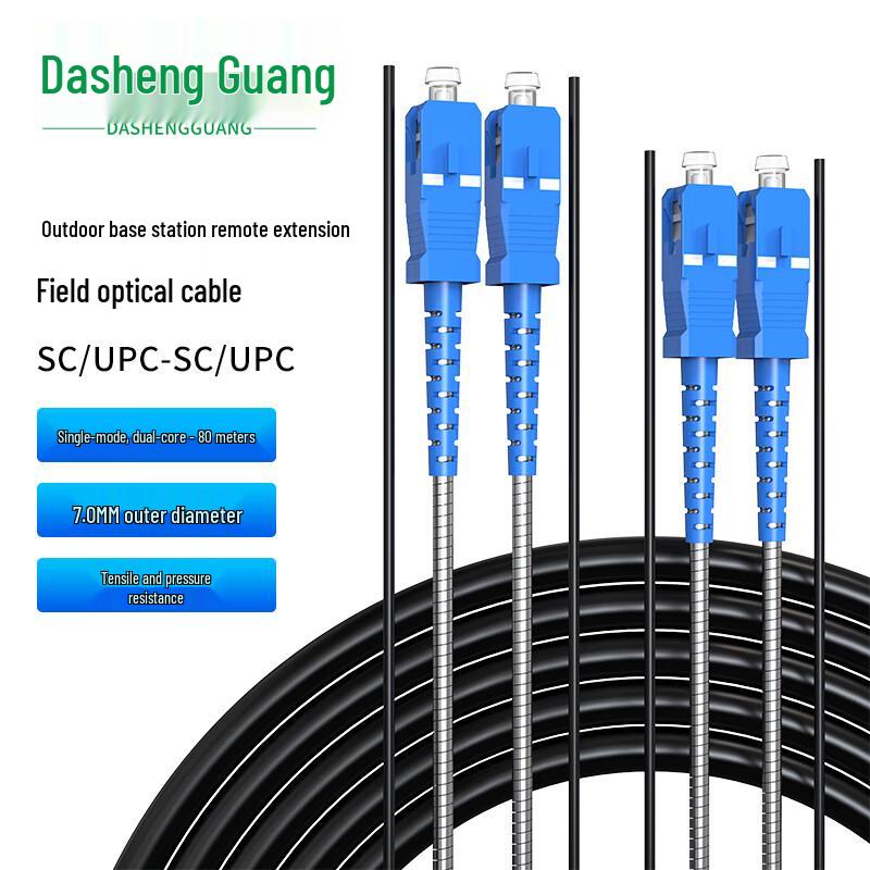 Dasheng Optic Telecom-Grade Outdoor Armored Single-Mode Fiber Patch Cable