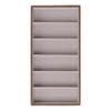 Eyeglass Display Organizer Wood Grain 6 Compartments Glasses Display Tray Sunglasses Storage Cases