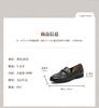 Saturday ST&SAT Fashion Women's Shoes Leather Soft Small Leather Shoes Coarse Heel Fashion Single Shoes