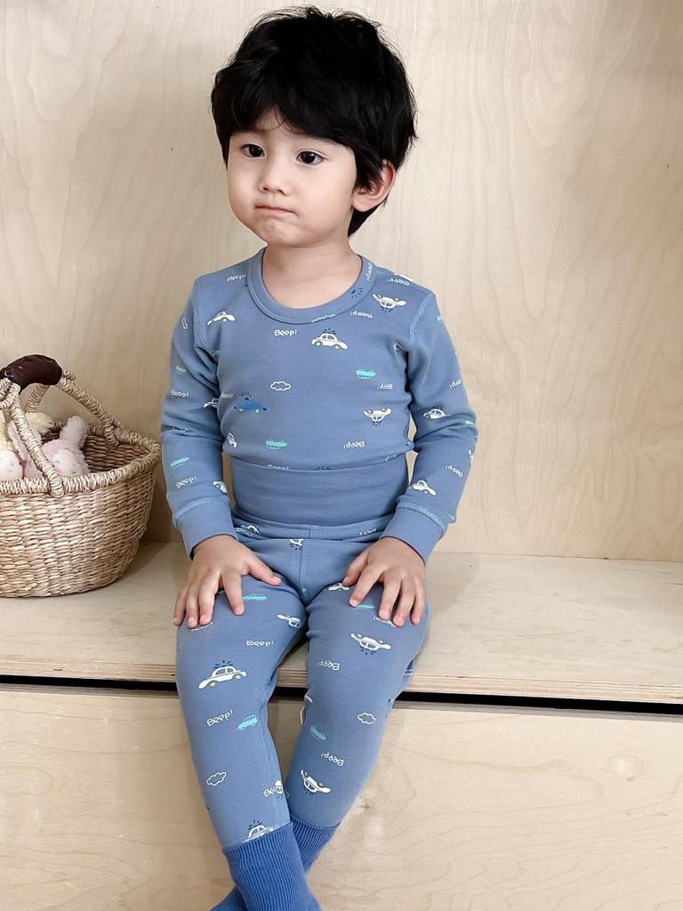 25 Стилей Детский Хлопковый Комплект Нижнего Белья с Завышенной Талией для Мальчиков и Девочек - Защита Животика, Бесшовный, Теплая Осенне-Зимняя Домашняя Одежда