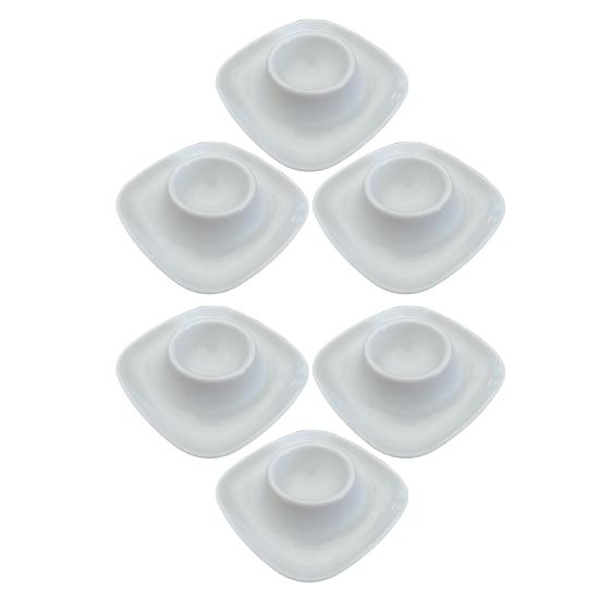 4/6 шт. круглые подставки для яиц, небьющиеся, пищевые, без BPA, штабелируемые, многоразовые, можно мыть в посудомоечной машине, набор подставок для вареных яиц