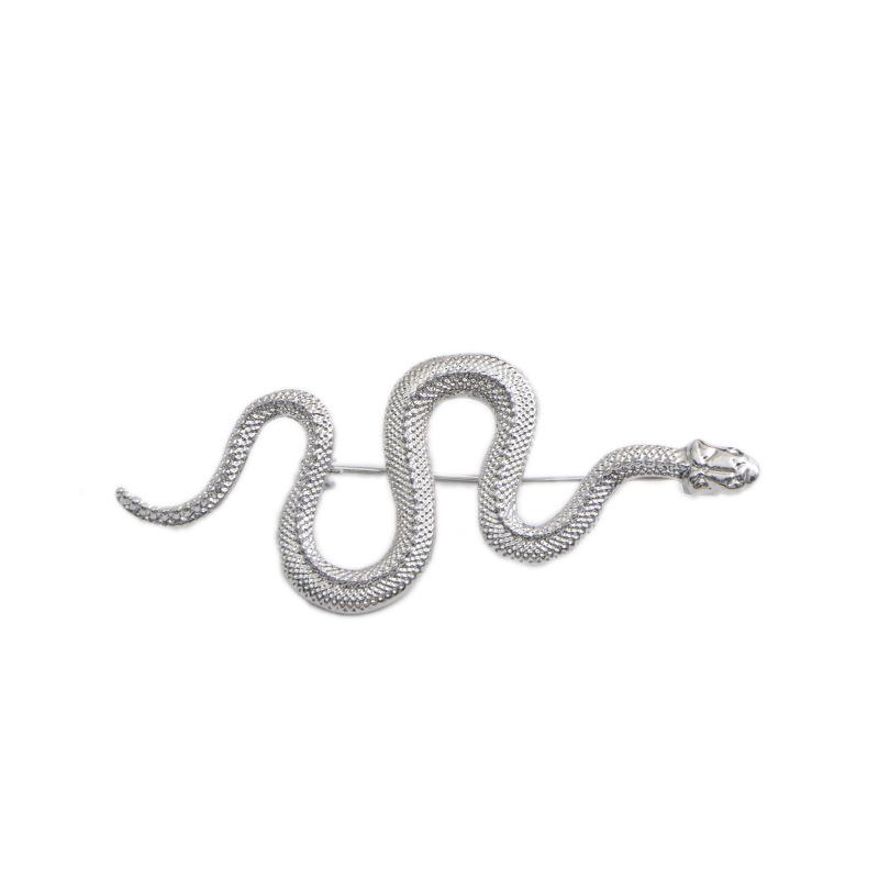 Холодная модная мужская и женская ретро-брошь в виде змеи, креативные персонализированные аксессуары для костюма, высококачественная металлическая брошь-булавка