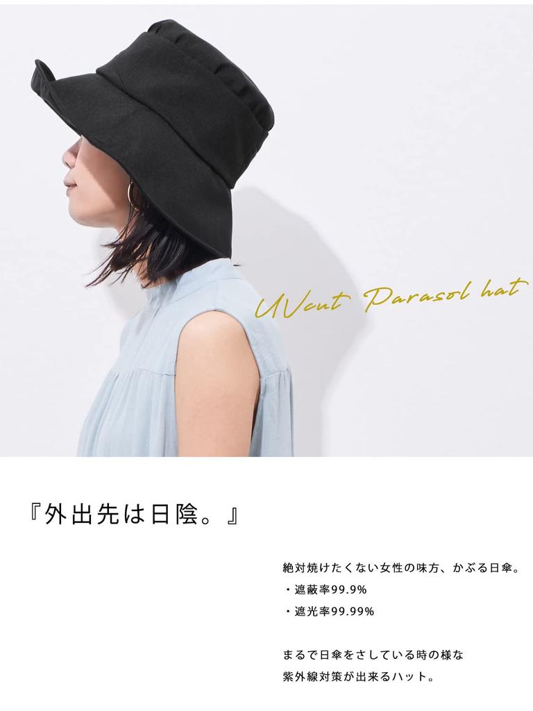 CHARM Носимый зонт от солнца Редкая защита от УФ-лучей Затемняющая шляпа Шляпа Лето 99,9% [Свободный размер/Светло-серый] Женская