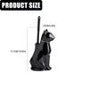 Ceramic Cats Base Toilet Bowl Brush Soft Bristles Toilet Cleaning Brush With Holder Deeply Cleaning Toilet Brush