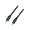3.5mm Mini Stereo To Phone Audio Cable (M) for 3.5mm Mini Stereo Phone (M) 10 M - LINDY - Armored - Black