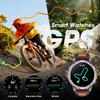 Новая умная часы с GPS-картой, навигацией, AMOLED-экраном, водонепроницаемостью 10 ATM, компасом, фонариком, поддержкой звонков по Bluetooth, для мужчин