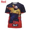 Летняя мода хип-хоп рубашка топы Bud Spencer Terence Hill 3D мужская повседневная крутая футболка с коротким рукавом с принтом одежда