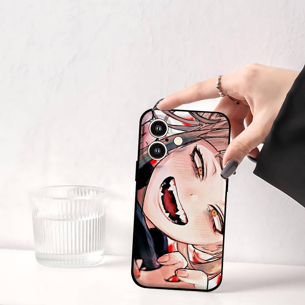 Крутой аниме чехол для телефона S-Toga Himiko-H для IPhone 17 16 15 14 Plus 13 12 11 Pro Max, прозрачная противоударная задняя крышка