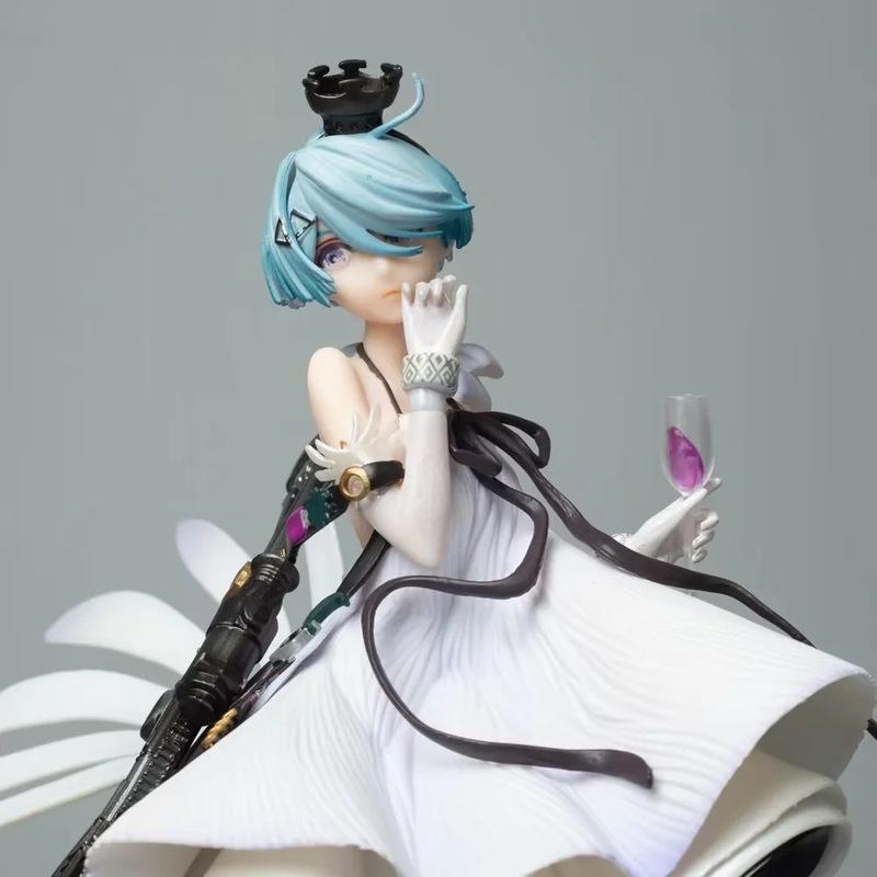 Girls Frontline Zas M21 Белая Королева Вер Фигурка Аниме в Коробке Серия Красивых Девушек Сценический Дисплей Коллекционная Модель Для Фанатов Аниме